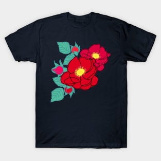 Full bloom red roses T-Shirt